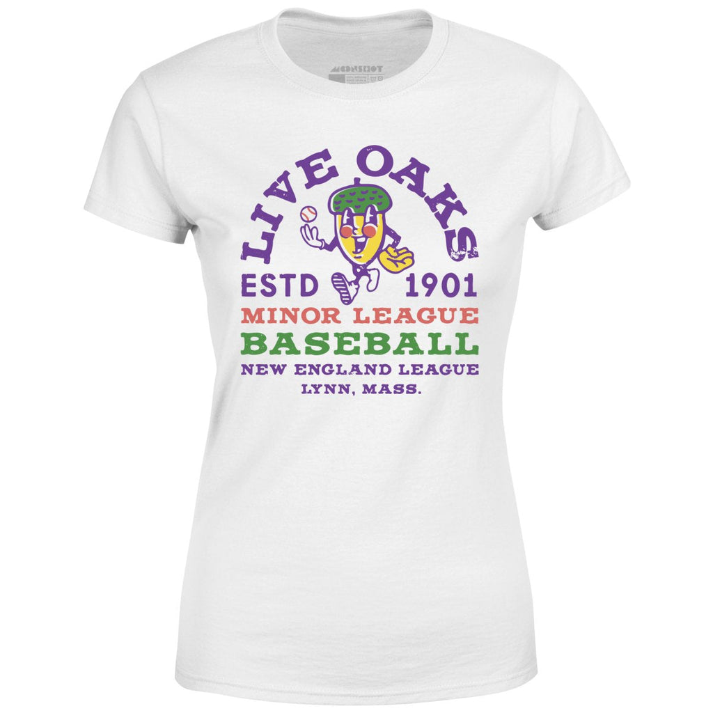 Lynn Live Oaks - Massachusetts - Vintage Defunct Baseball Teams - Women's