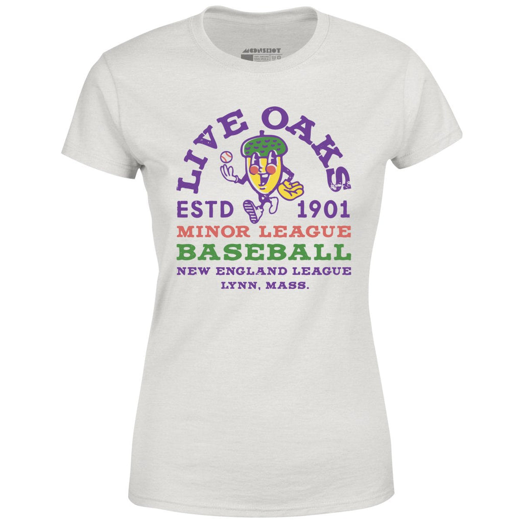 Lynn Live Oaks - Massachusetts - Vintage Defunct Baseball Teams - Women's