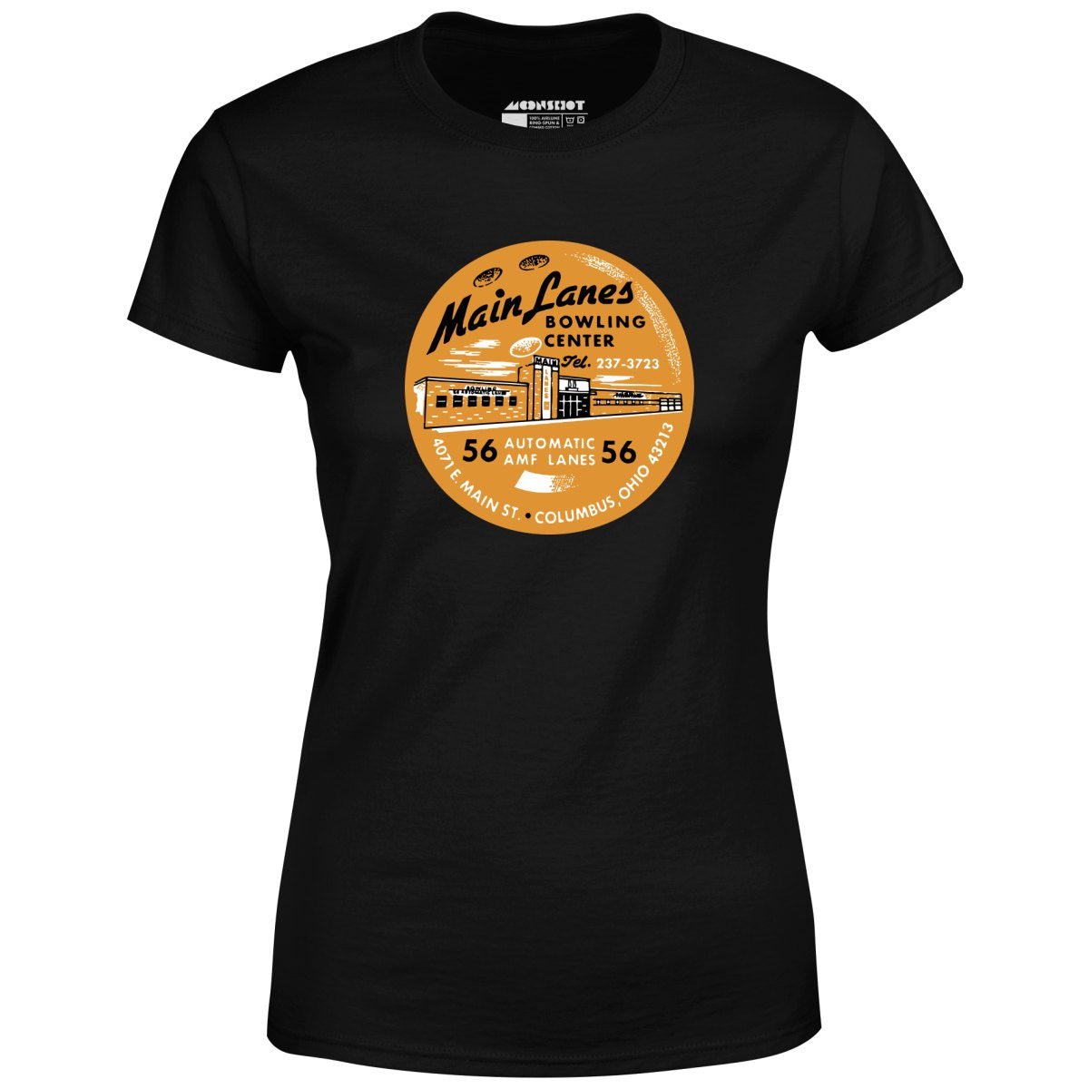 Main Lanes - Columbus Ohio - Vintage Bowling Alley - Women's