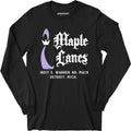 Maple Lanes - Detroit, MI - Vintage Bowling Alley - Long Sleeve