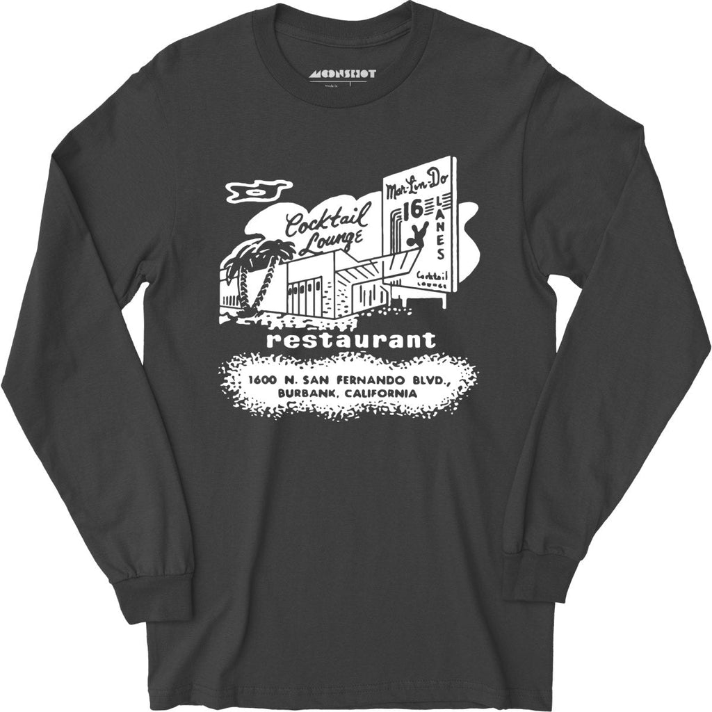 Mar-Lin-Do Lanes - Burbank, CA - Vintage Bowling Alley - Long Sleeve