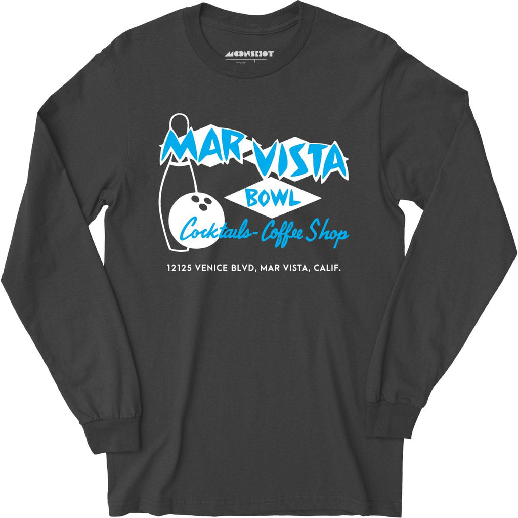 Mar Vista Bowl - Los Angeles, CA - Vintage Bowling Alley - Long Sleeve