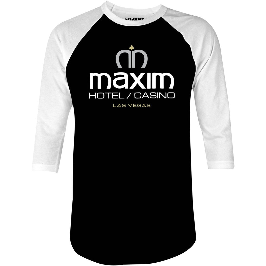 Maxim Hotel & Casino - Vintage Las Vegas - 3/4 Sleeve Raglan