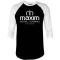 Maxim Hotel & Casino - Vintage Las Vegas - 3/4 Sleeve Raglan