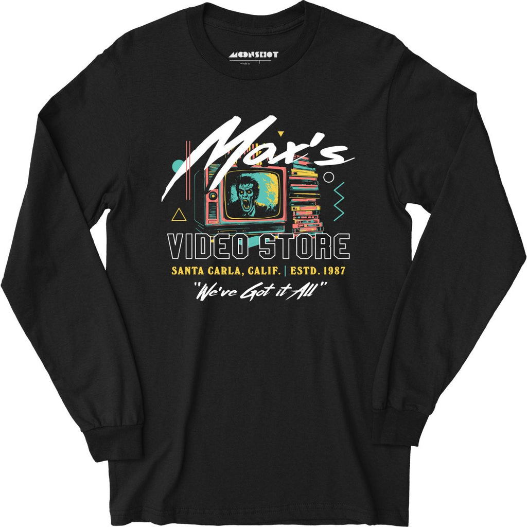 Max's Video Store - Long Sleeve