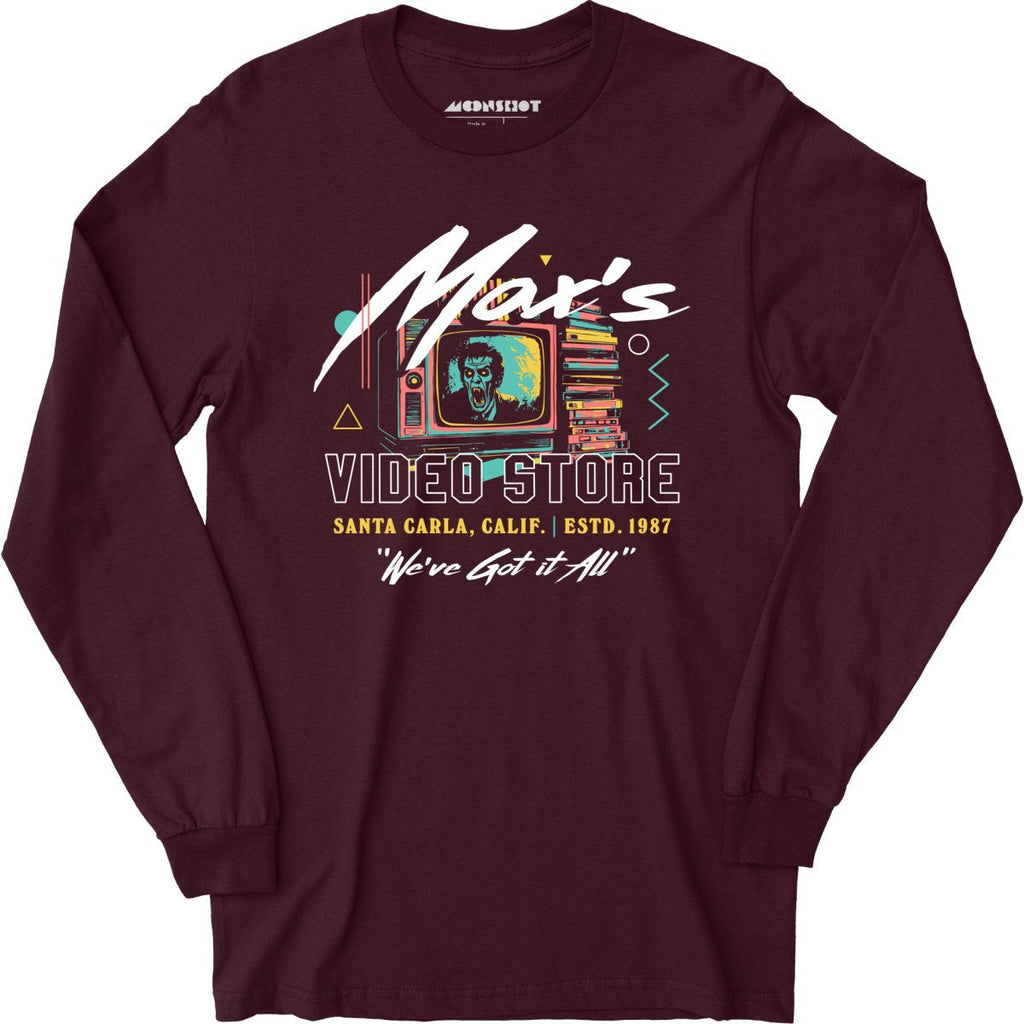 Max's Video Store - Long Sleeve