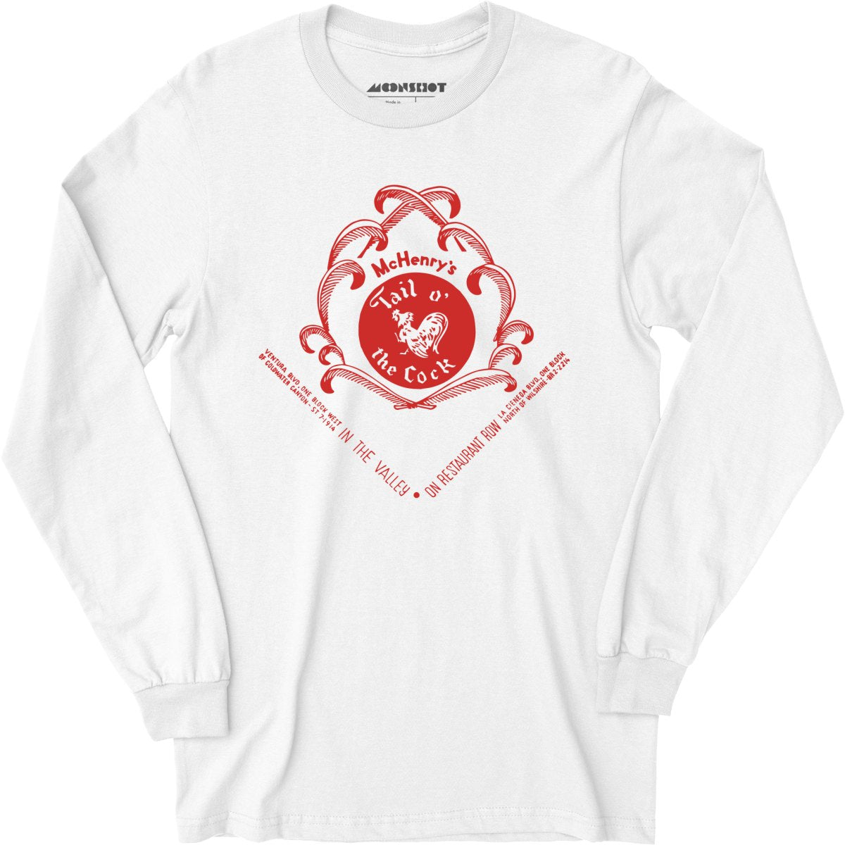 McHenry's Tail o' the Cock v2 - Los Angeles, CA - Vintage Restaurant - Long Sleeve