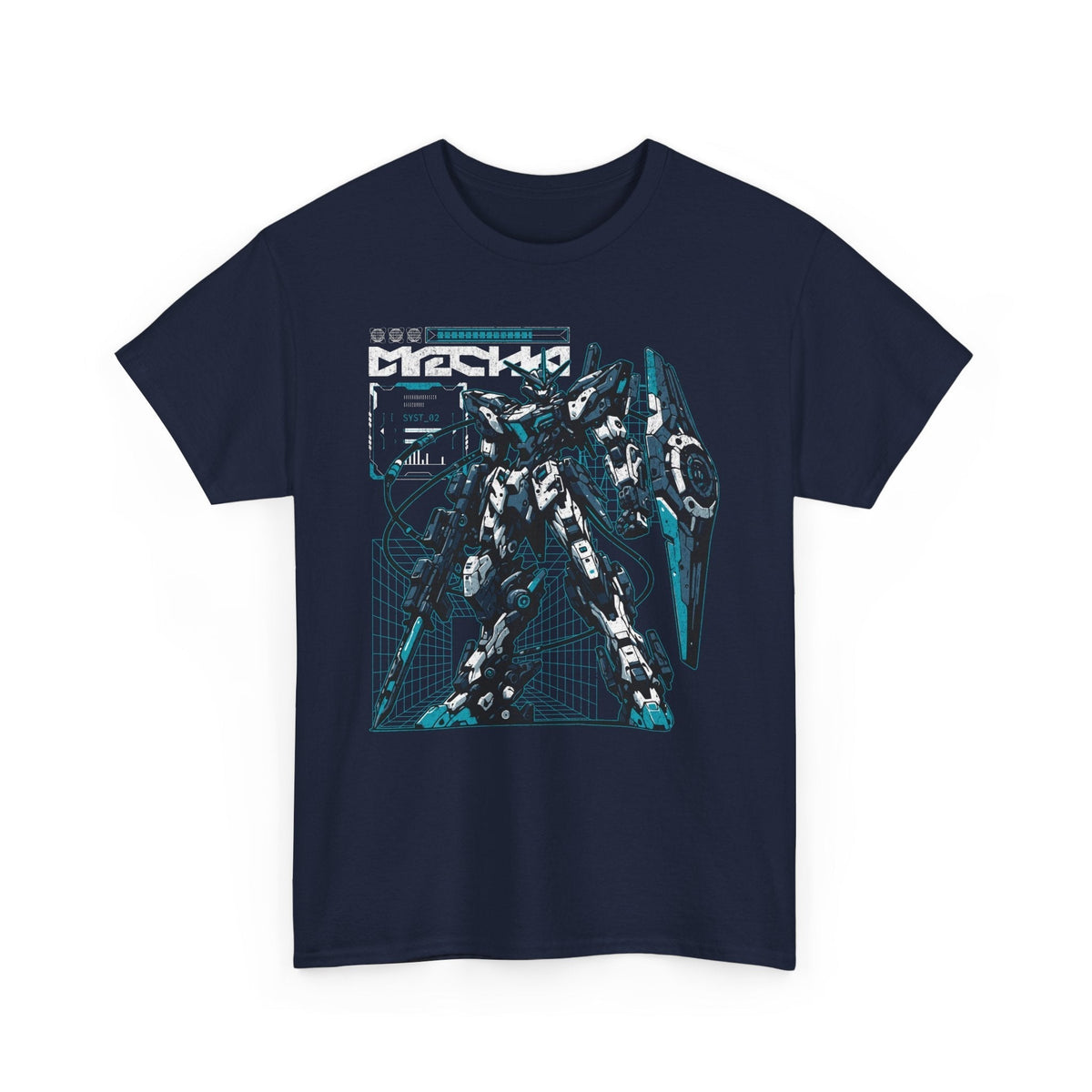 Mecha Vintage Anime Graphic Tee.