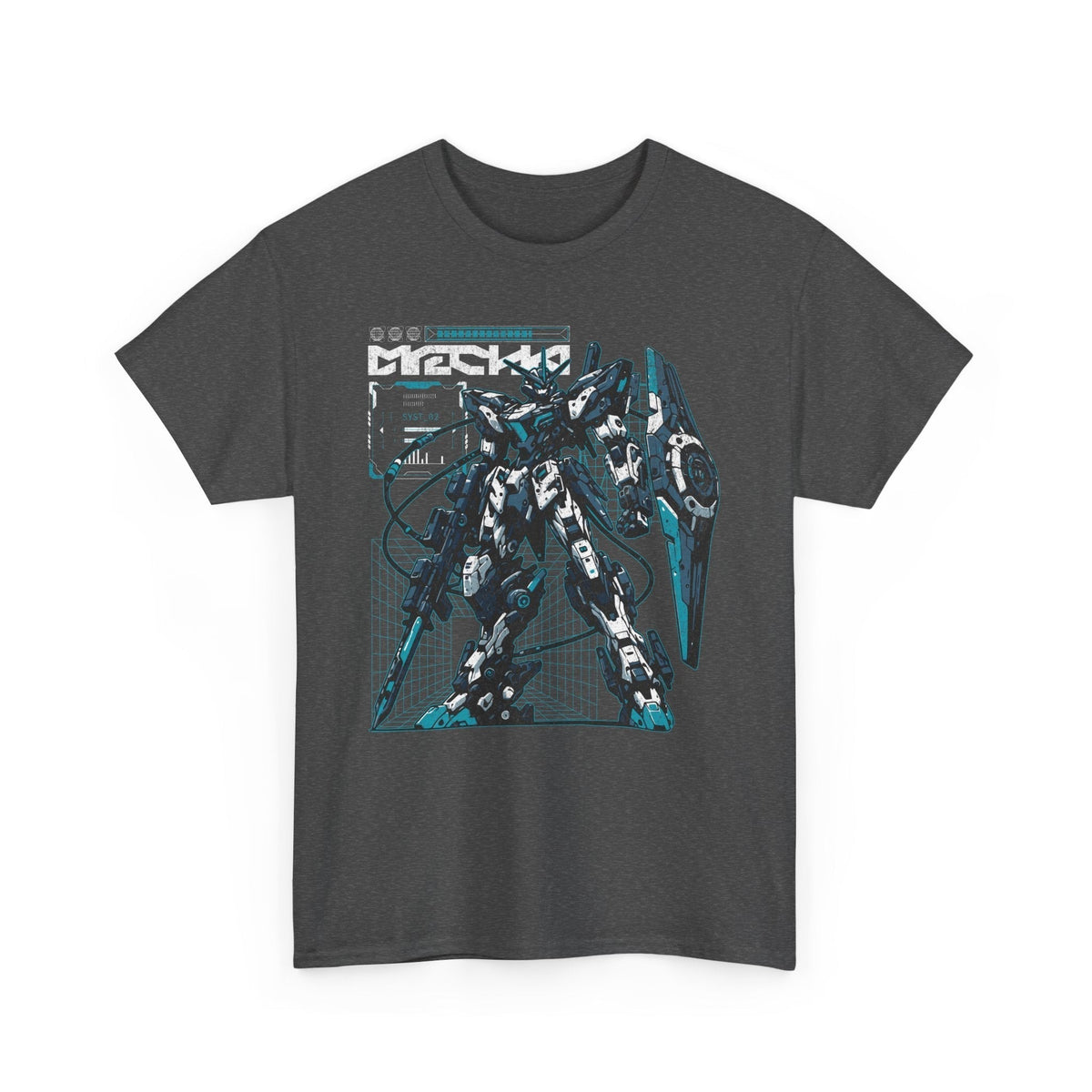 Mecha Vintage Anime Graphic Tee.