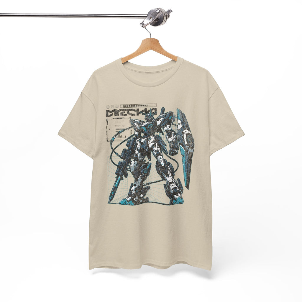 Mecha Vintage Anime Graphic Tee.