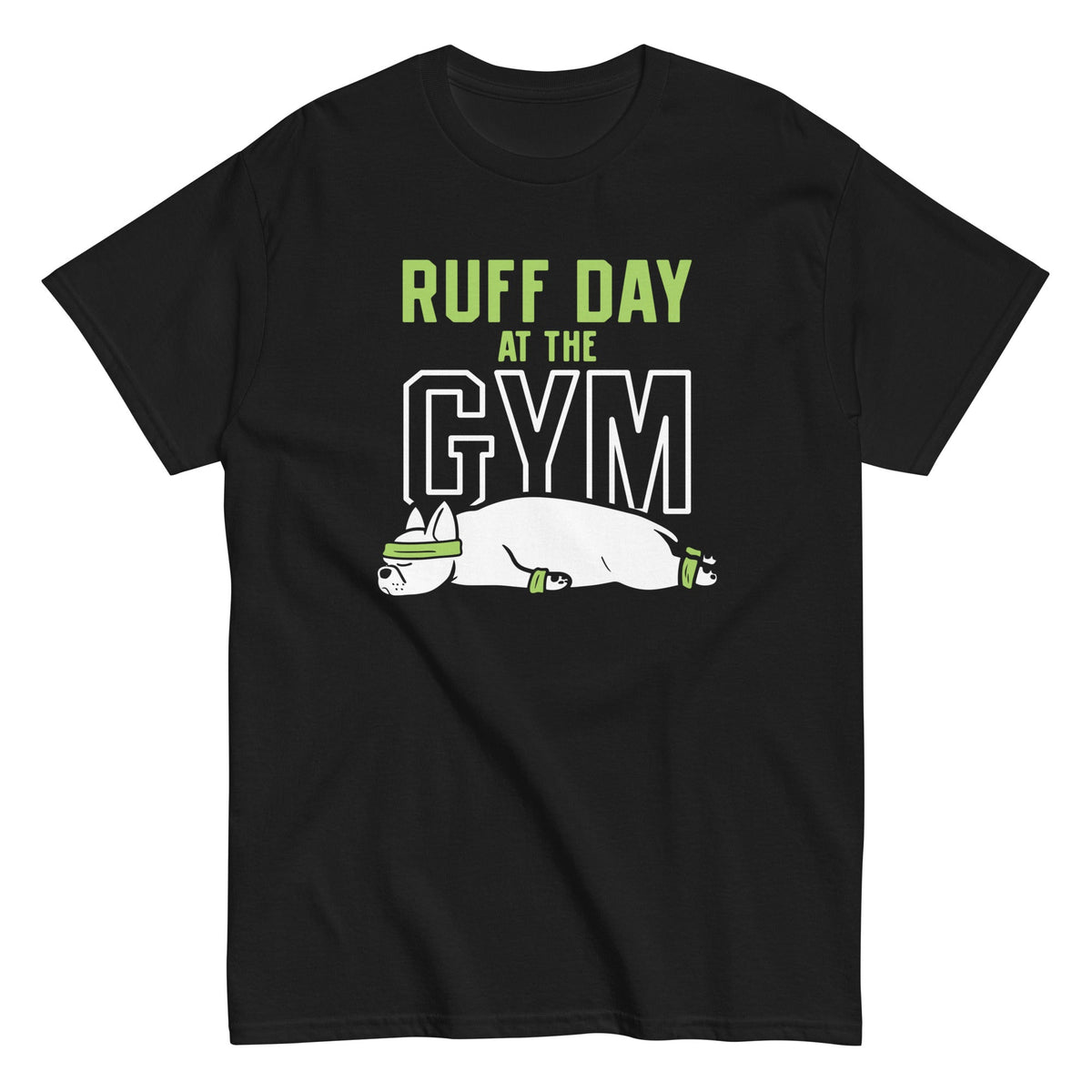 Ruff Day At The Gym Men's Classic Tee