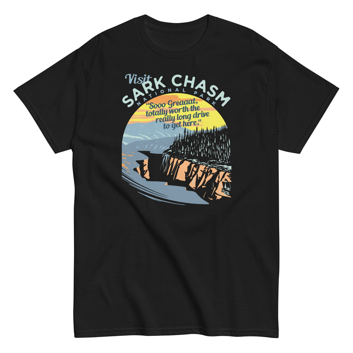 Visit Sark Chasm Men's Classic Tee