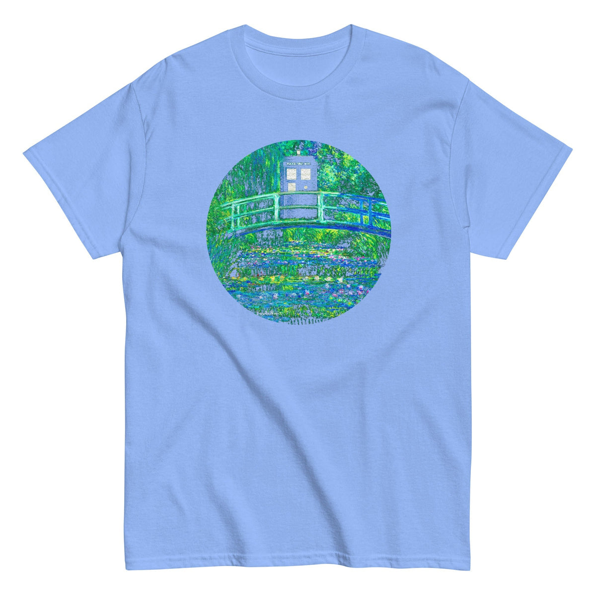 Water Lilies Police Box Men's Classic Tee