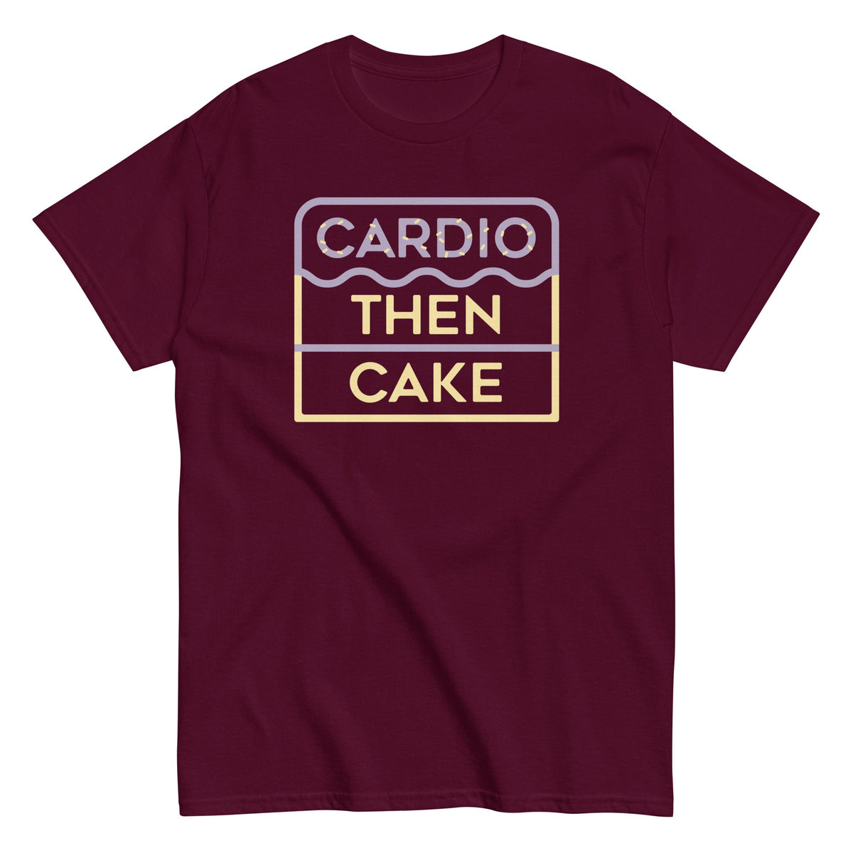 Cardio Then Cake Men's Classic Tee