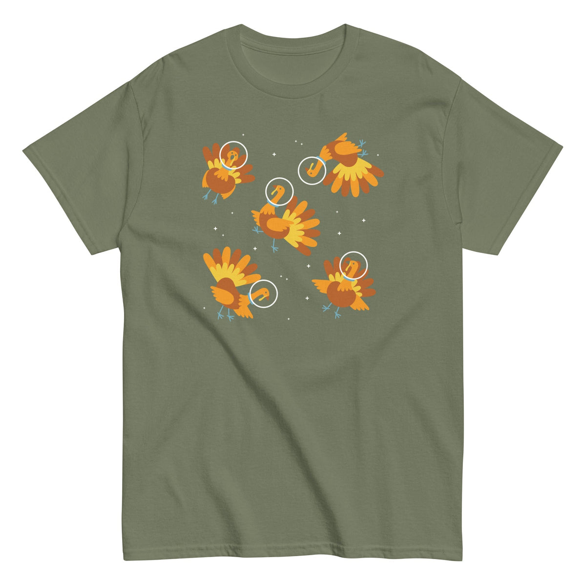 Turkeys In Space Men's Classic Tee