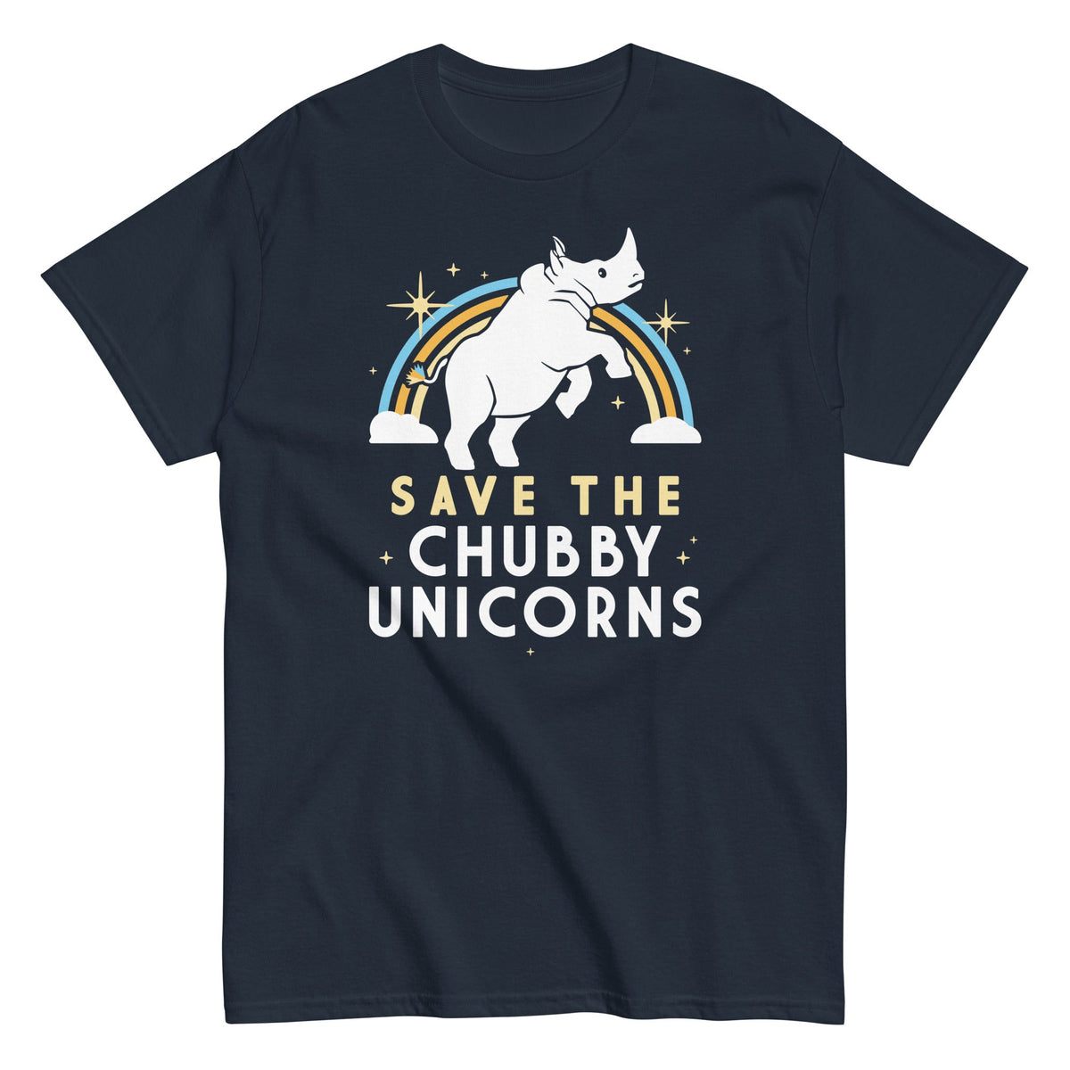 Save The Chubby Unicorns Men's Classic Tee
