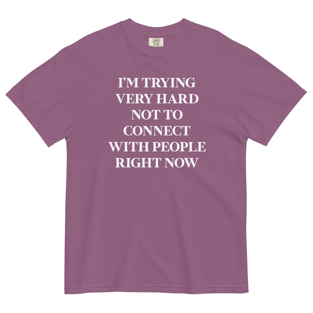 Trying Very Hard Not To Connect Men's Relaxed Fit Tee