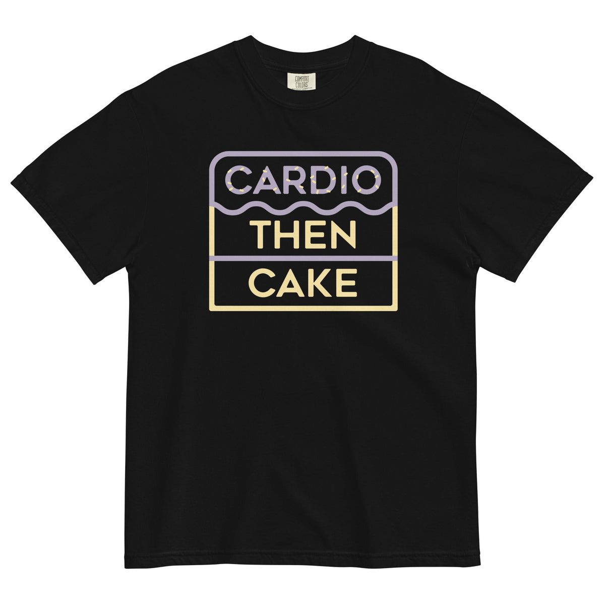 Cardio Then Cake Men's Relaxed Fit Tee