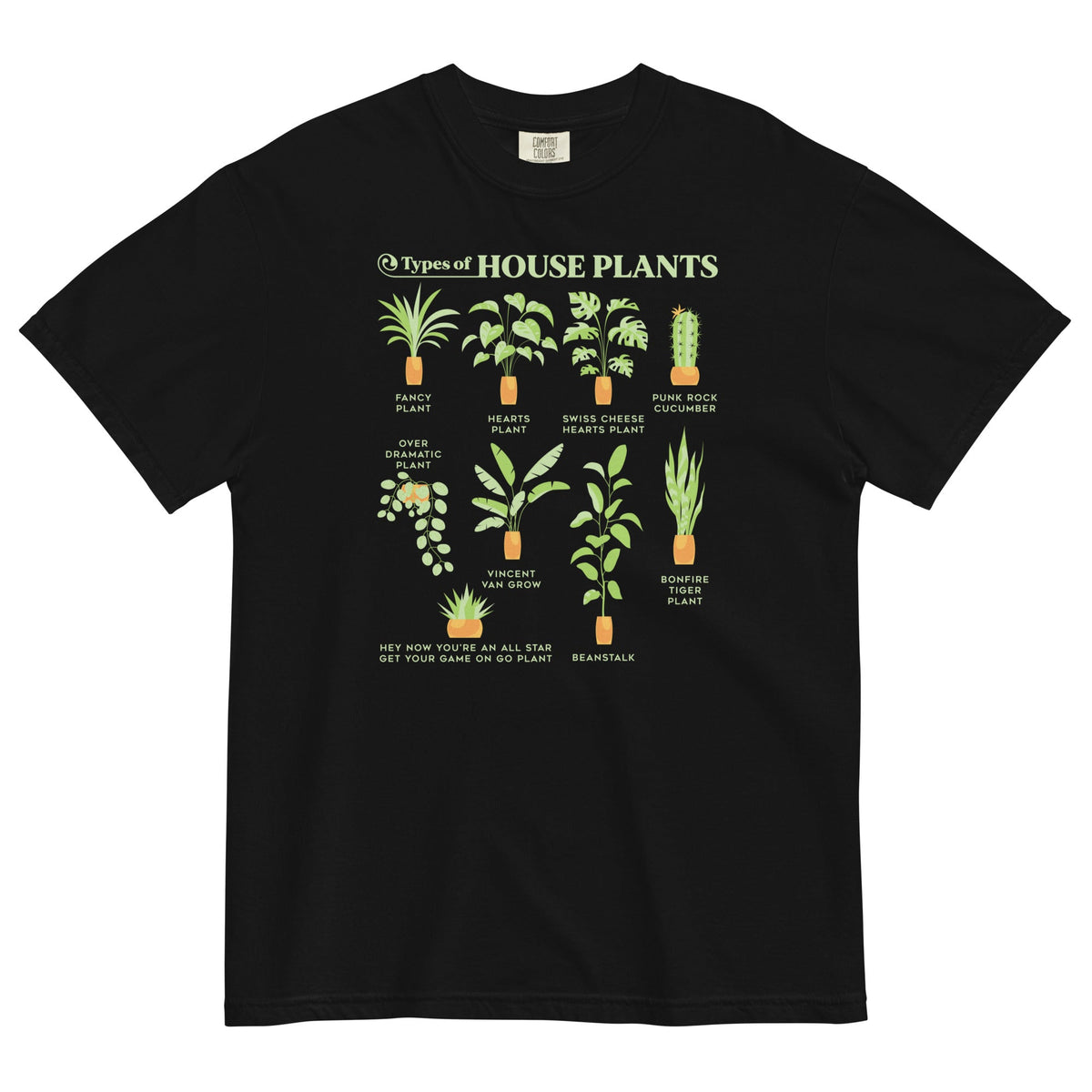 Types Of House Plants Men's Relaxed Fit Tee