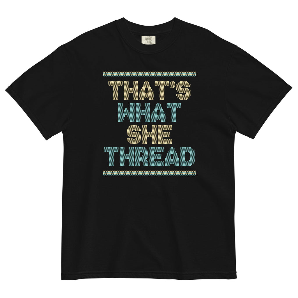 That's What She Thread Men's Relaxed Fit Tee