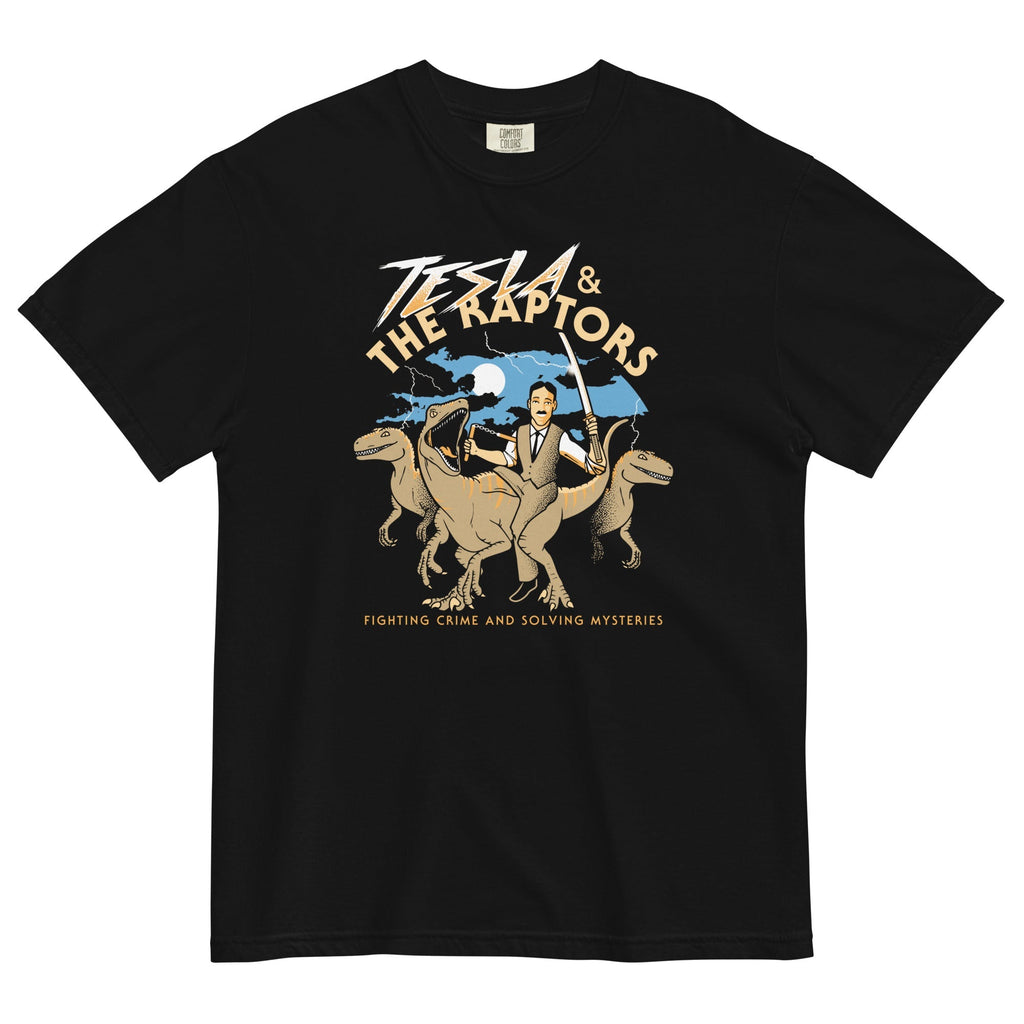 Tesla & The Raptors Men's Relaxed Fit Tee