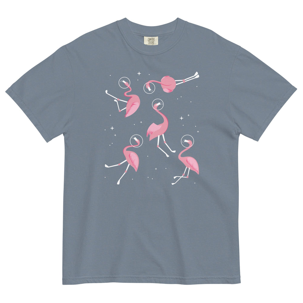 Flamingos In Space Men's Relaxed Fit Tee