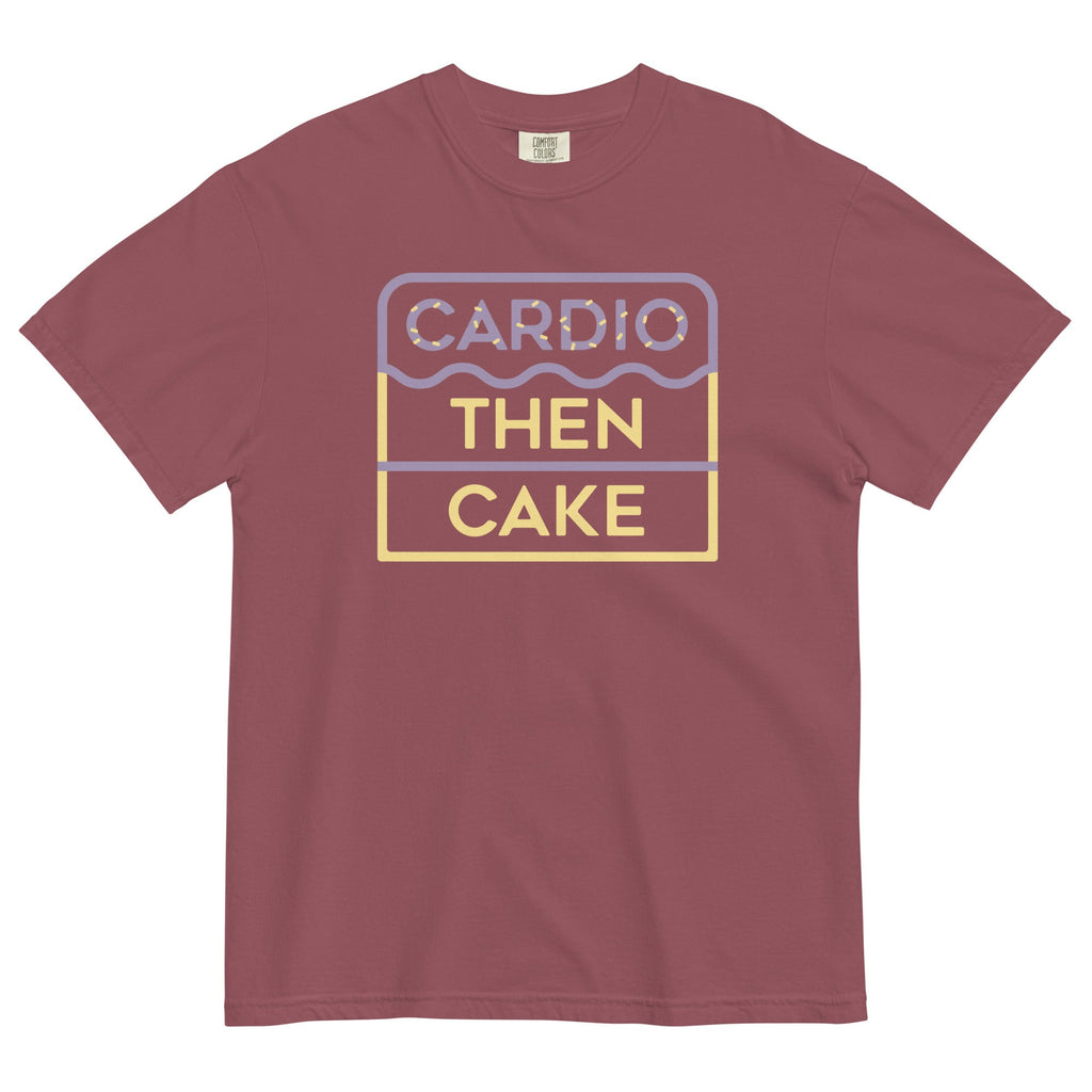 Cardio Then Cake Men's Relaxed Fit Tee
