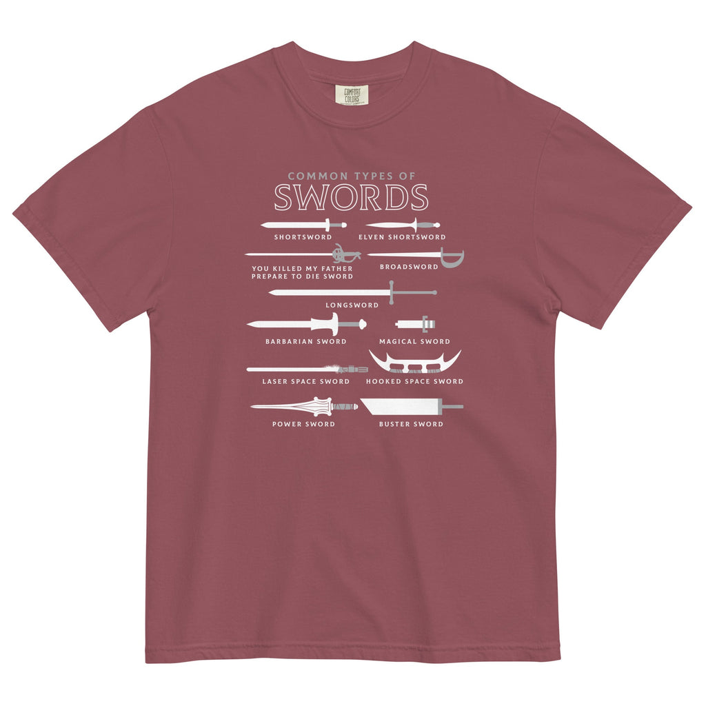 Common Types Of Swords Men's Relaxed Fit Tee
