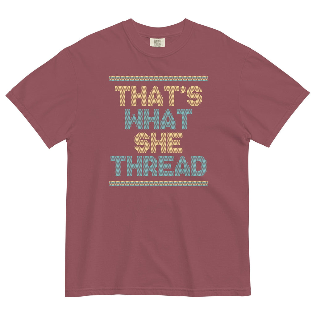 That's What She Thread Men's Relaxed Fit Tee