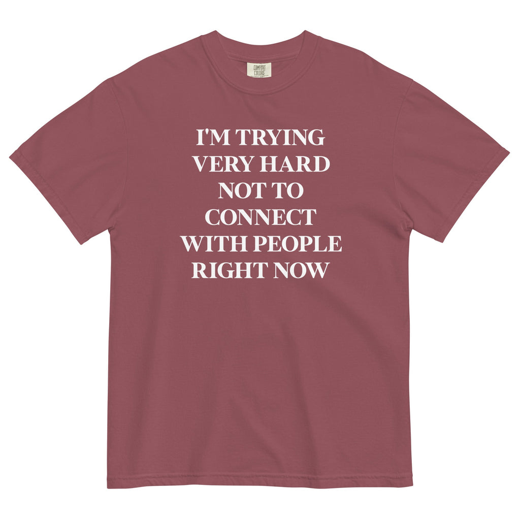 Trying Very Hard Not To Connect Men's Relaxed Fit Tee