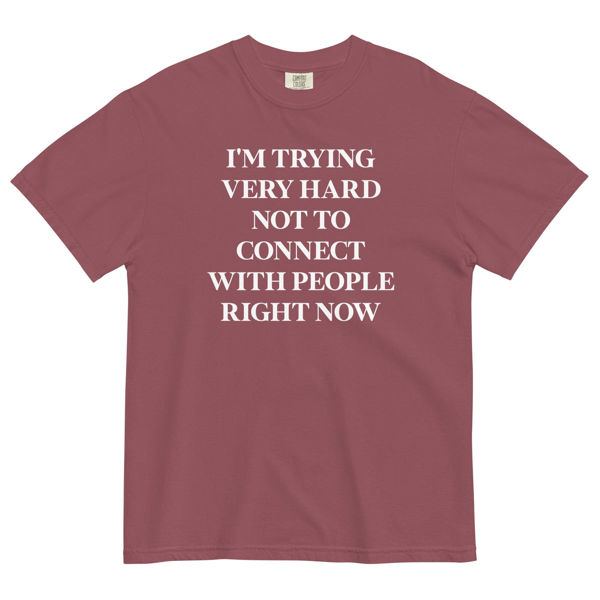 Trying Very Hard Not To Connect Men's Relaxed Fit Tee