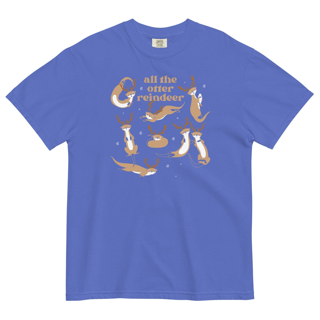 All The Otter Reindeer Men's Relaxed Fit Tee