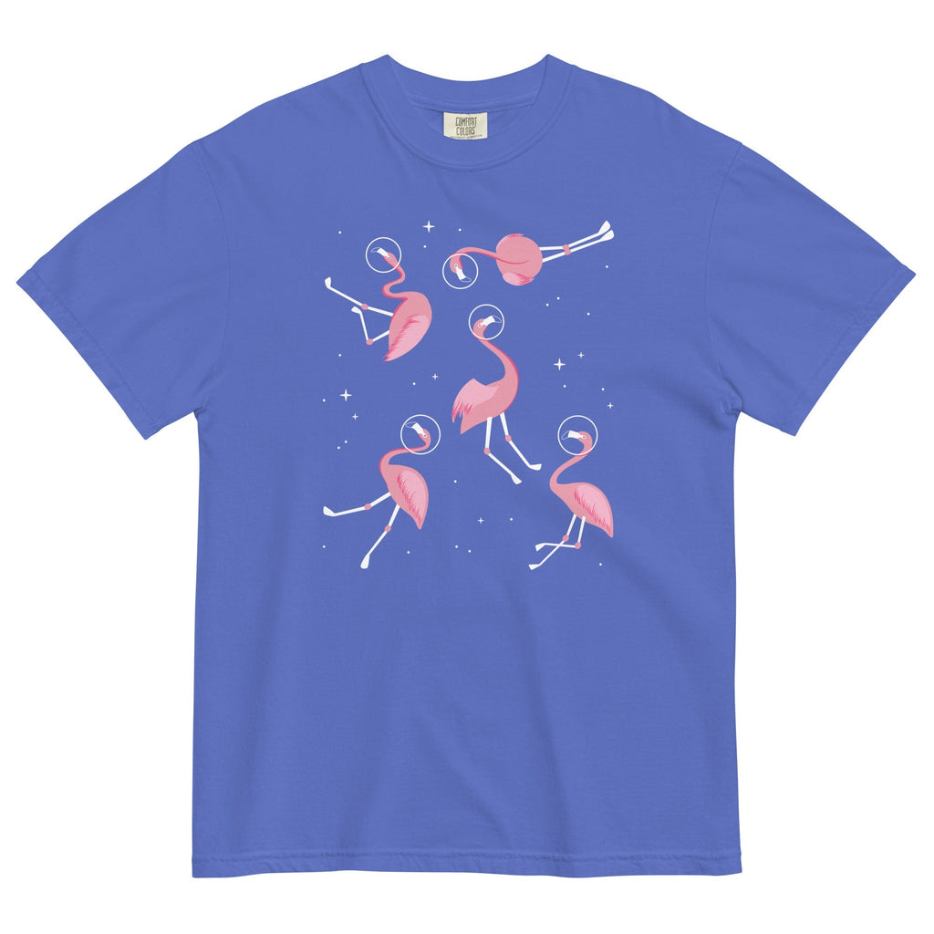 Flamingos In Space Men's Relaxed Fit Tee