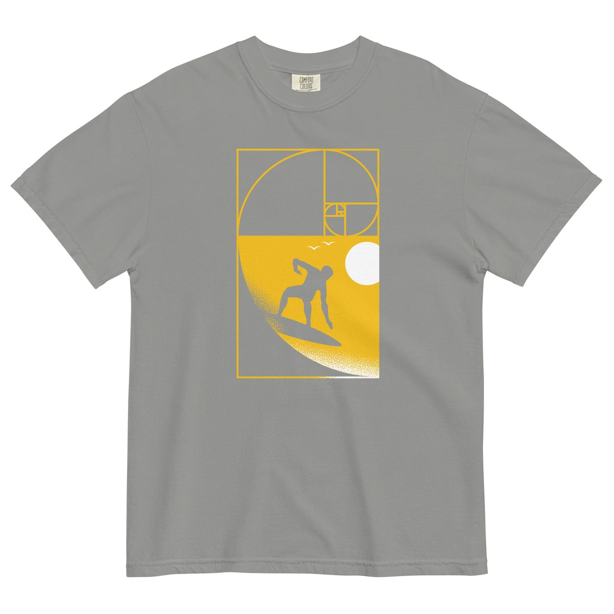 Golden Spiral Wave Men's Relaxed Fit Tee