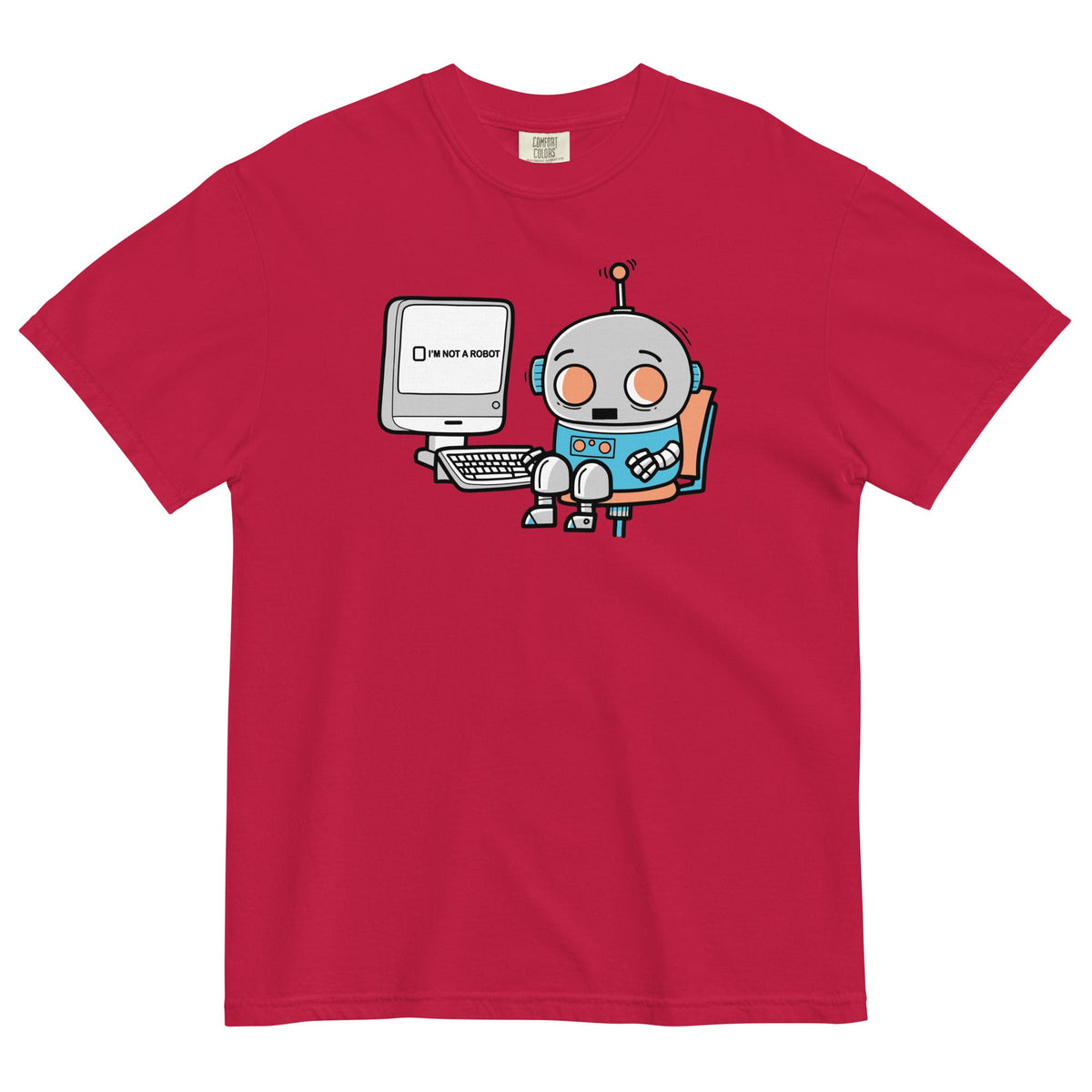 Robot Captcha Men's Relaxed Fit Tee