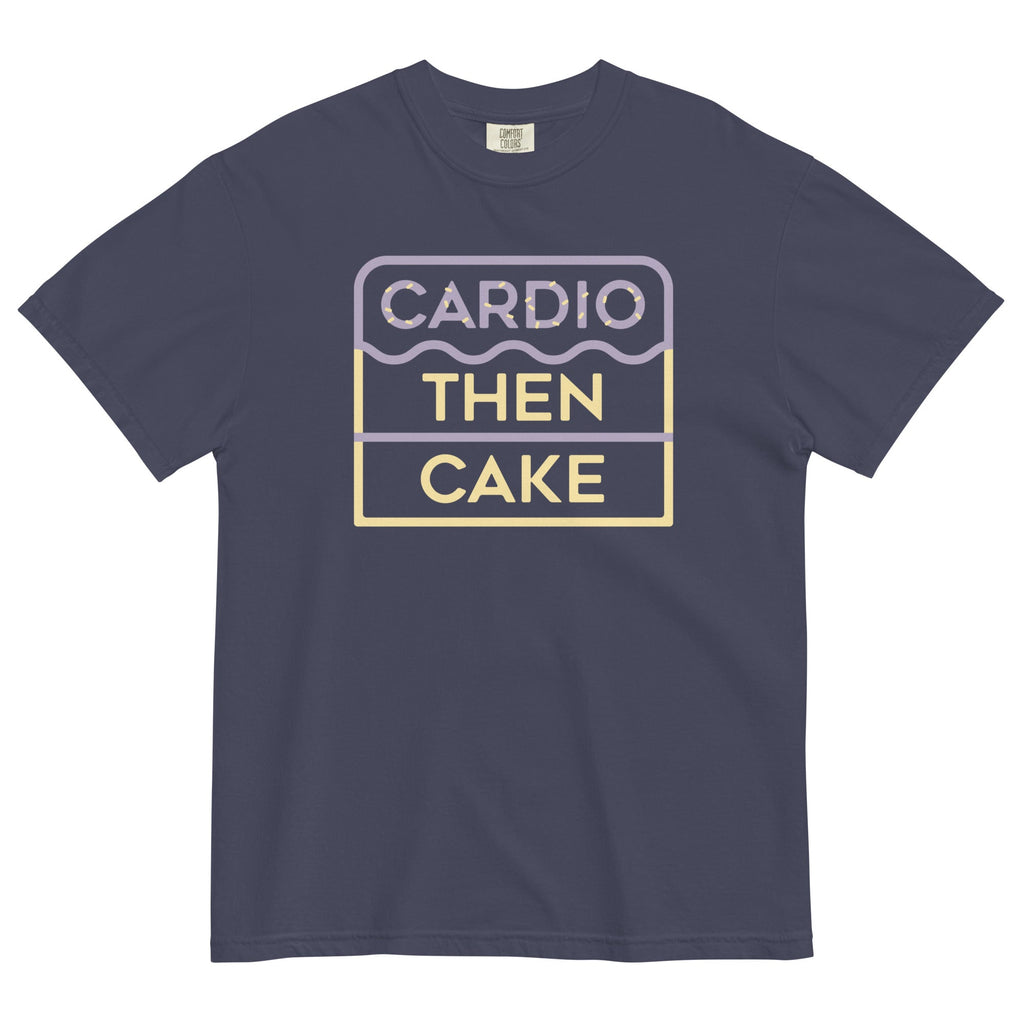 Cardio Then Cake Men's Relaxed Fit Tee