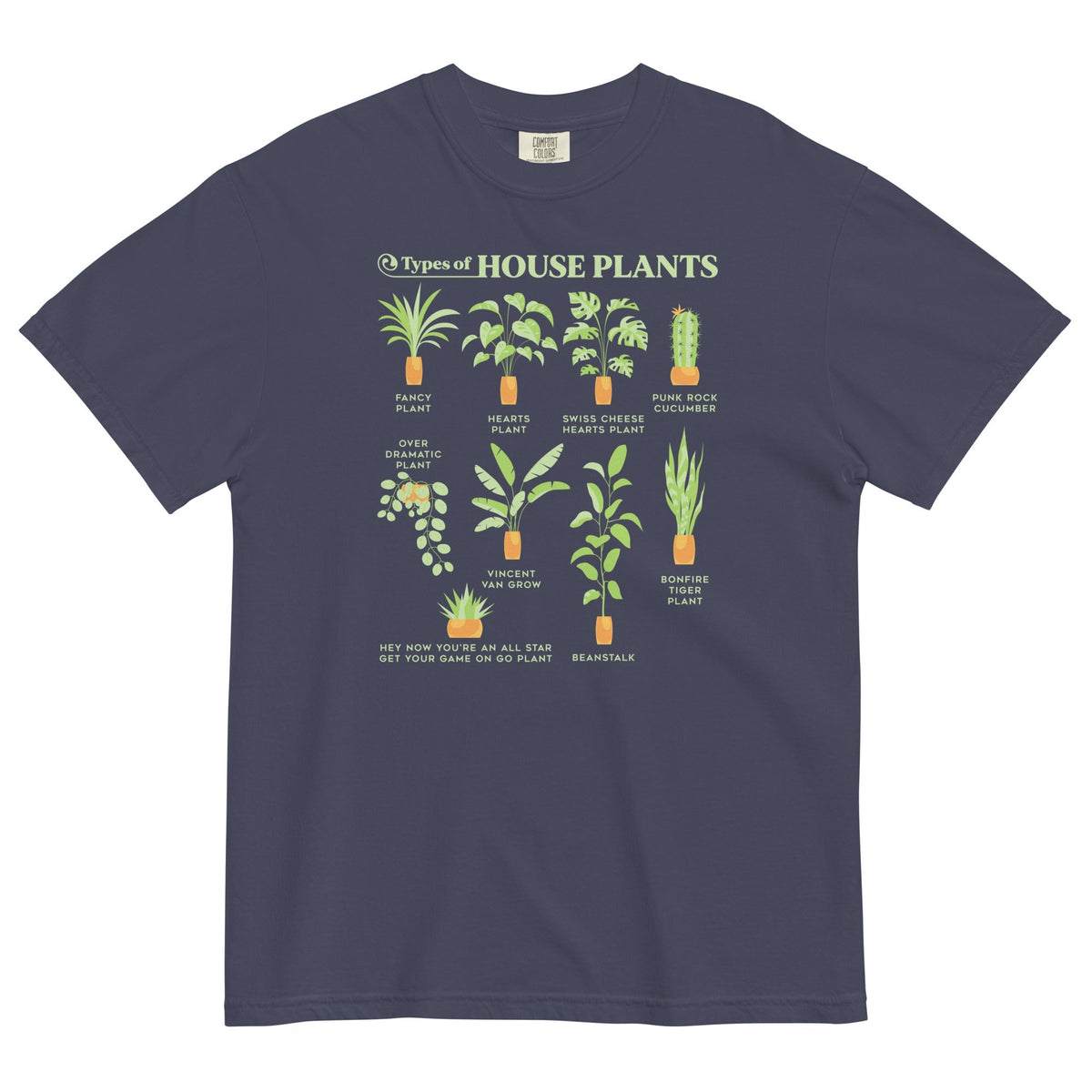 Types Of House Plants Men's Relaxed Fit Tee