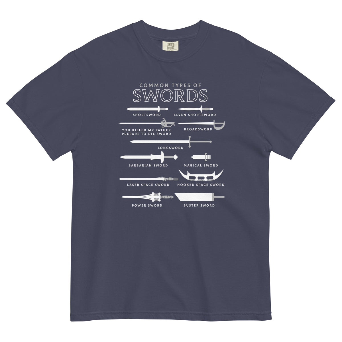 Common Types Of Swords Men's Relaxed Fit Tee