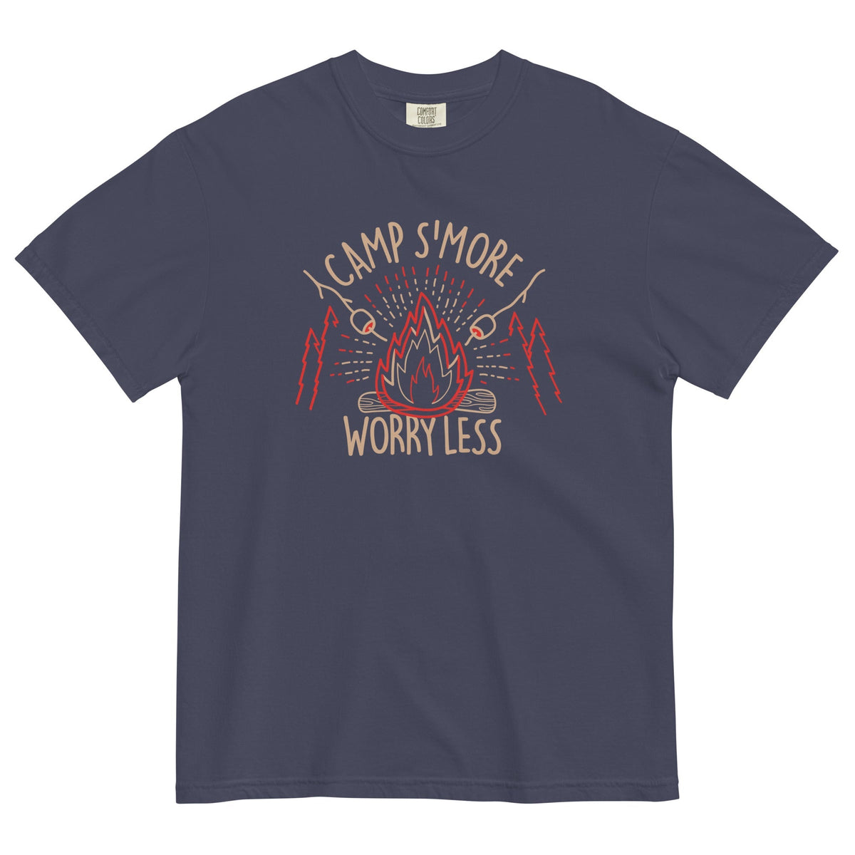 Camp S'more Worry Less Men's Relaxed Fit Tee