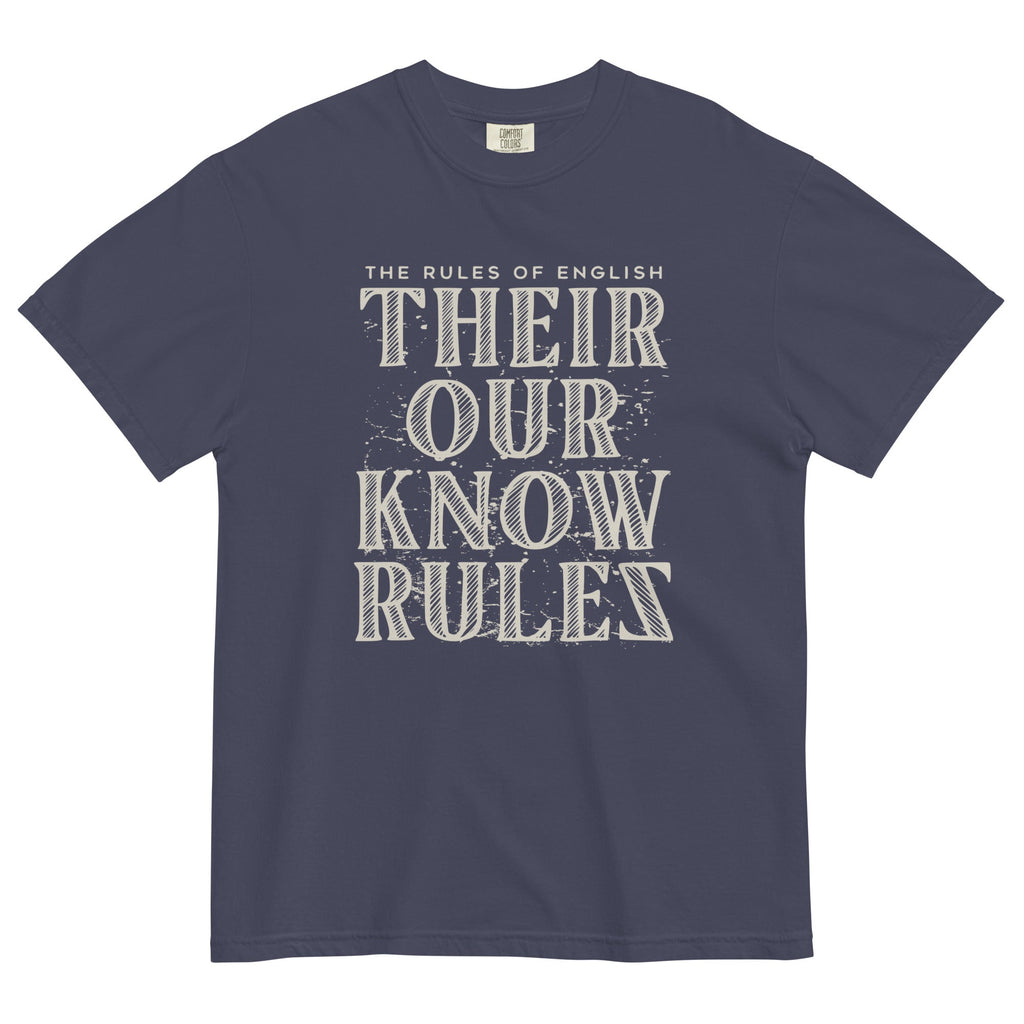 Their Our Know Rules Men's Relaxed Fit Tee