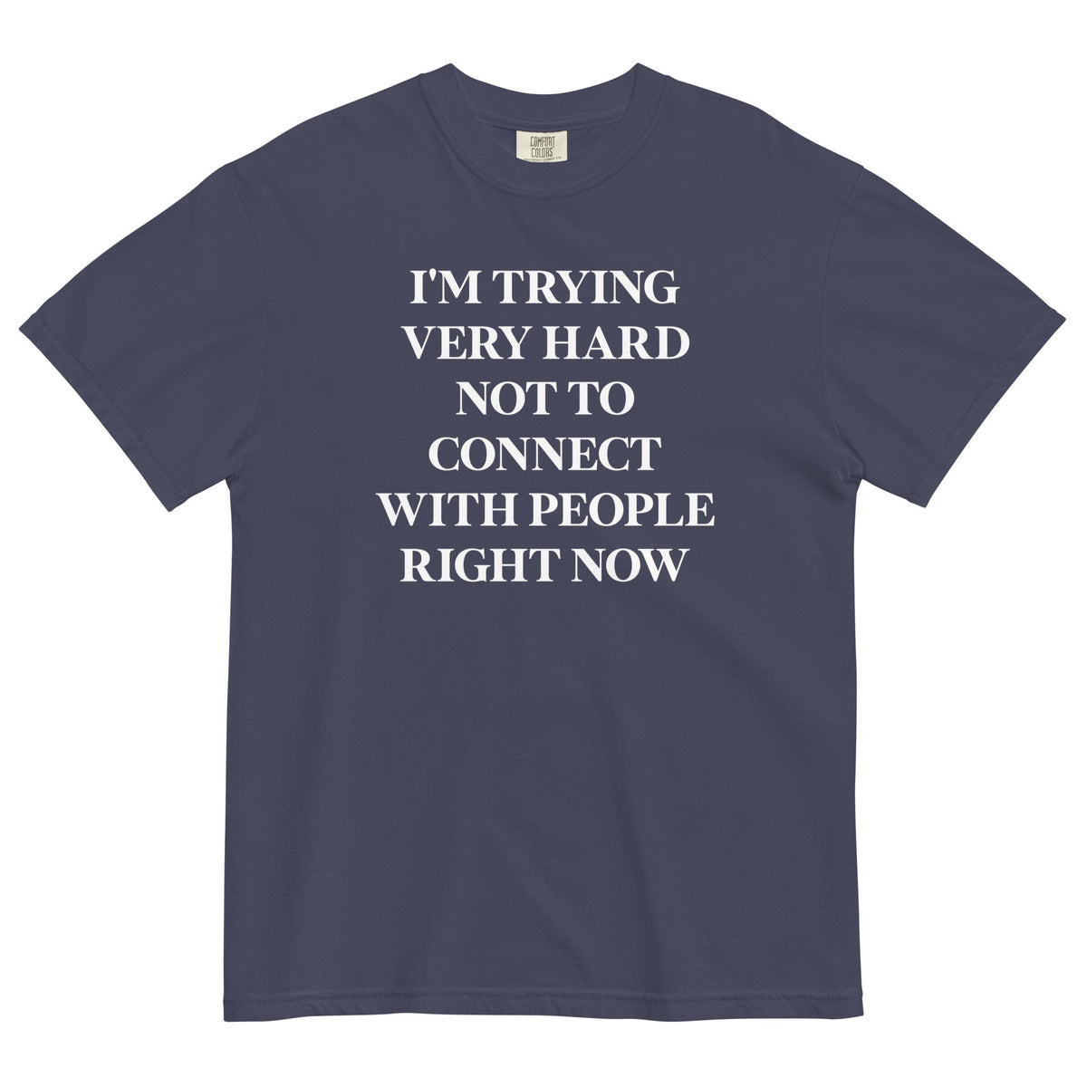 Trying Very Hard Not To Connect Men's Relaxed Fit Tee
