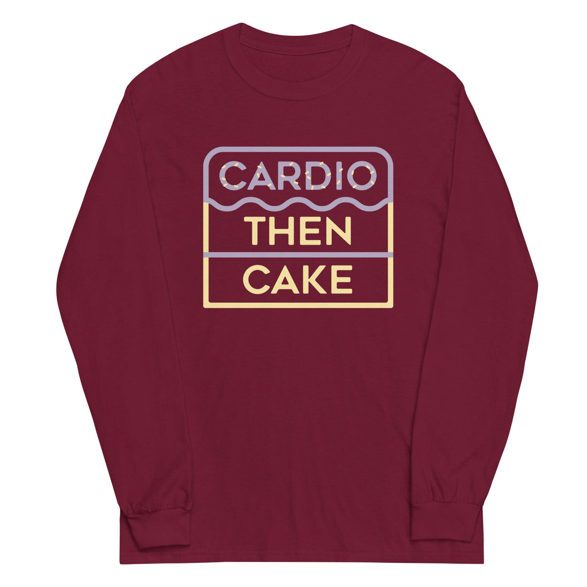 Cardio Then Cake Unisex