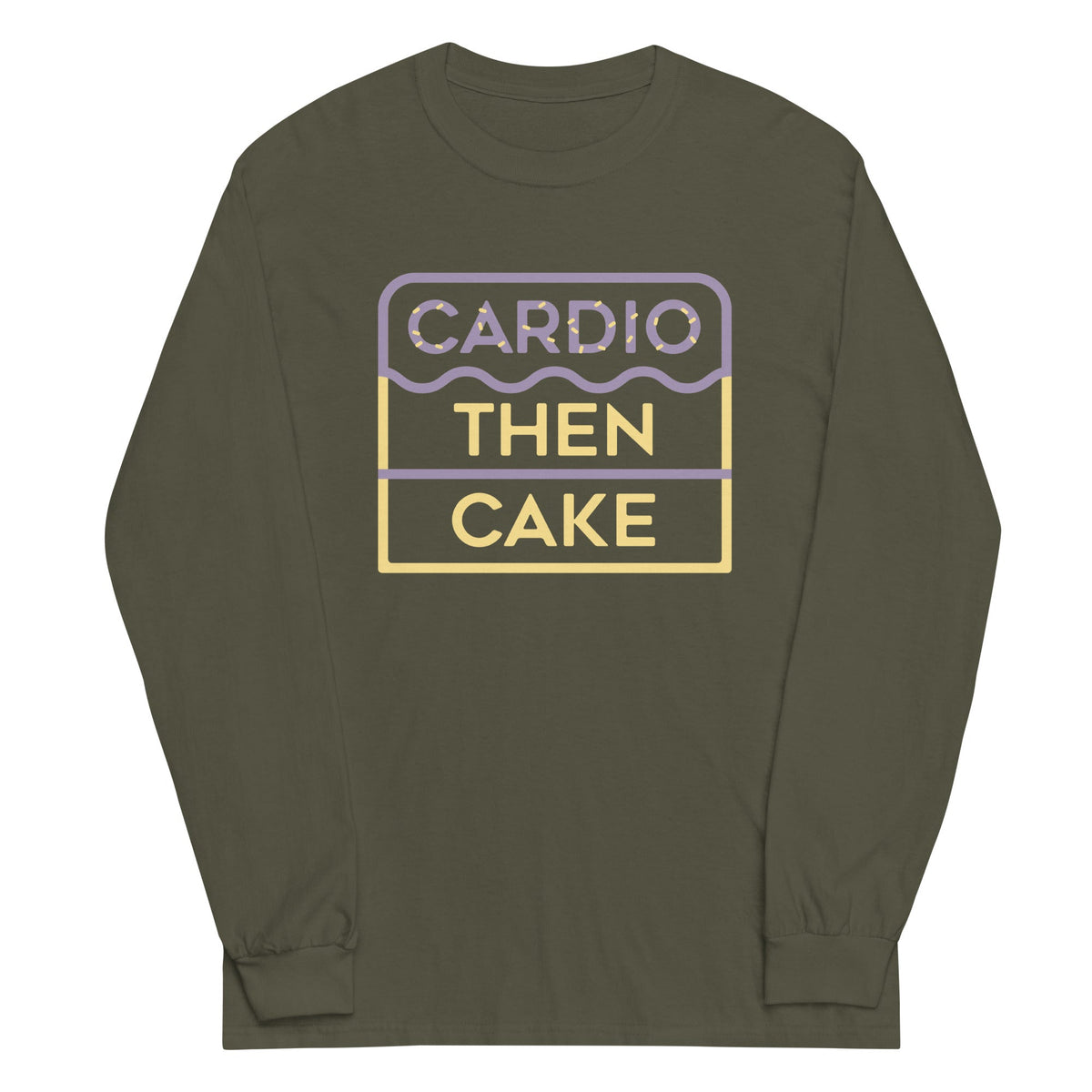 Cardio Then Cake Unisex