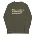 Alliteration Is Alarmingly Addictive Unisex