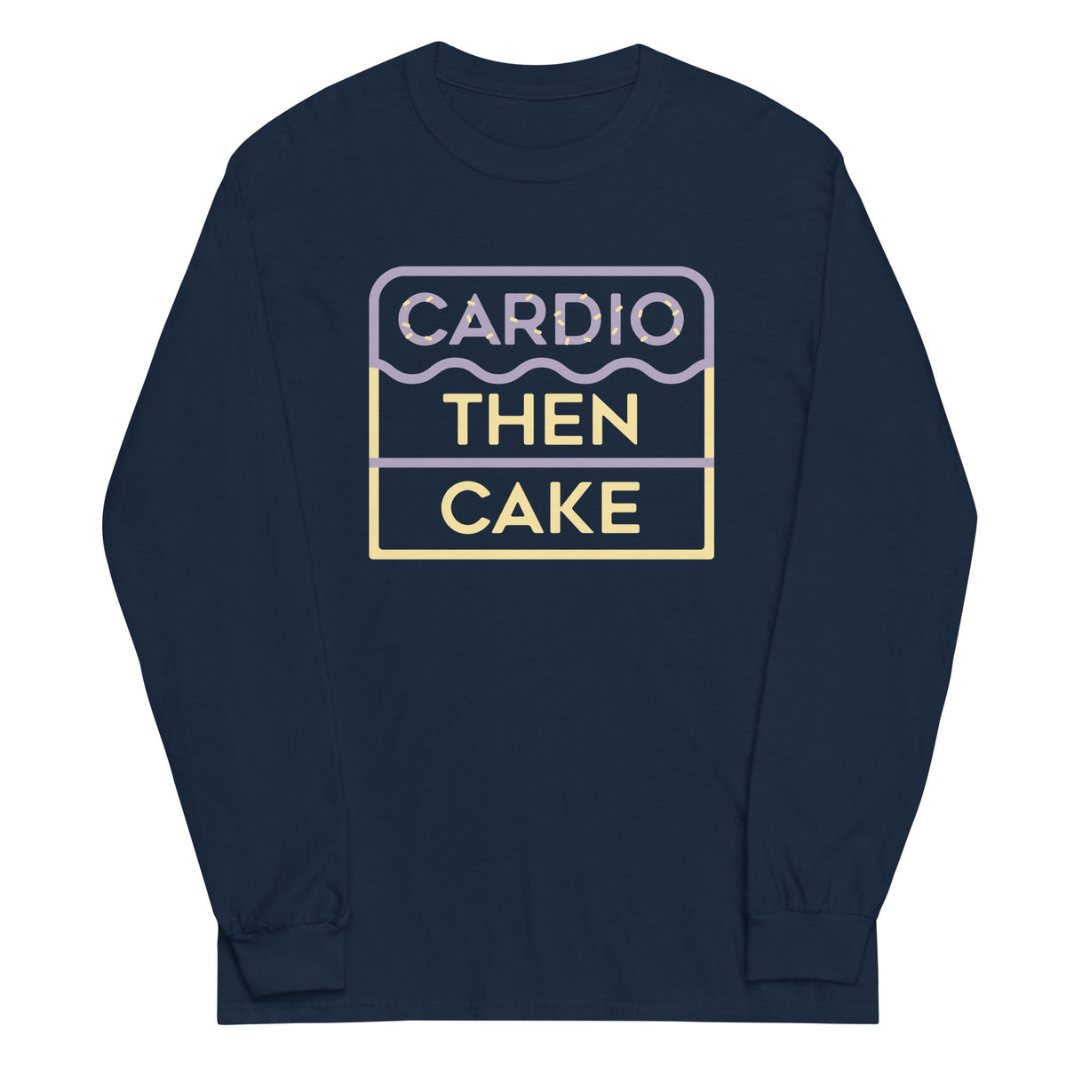 Cardio Then Cake Unisex