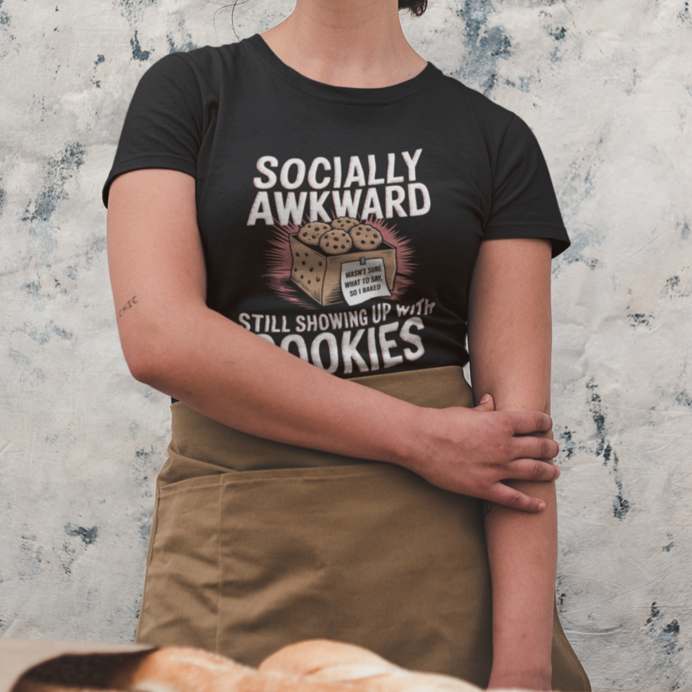 Showing up with Cookies Women's Relaxed Tee