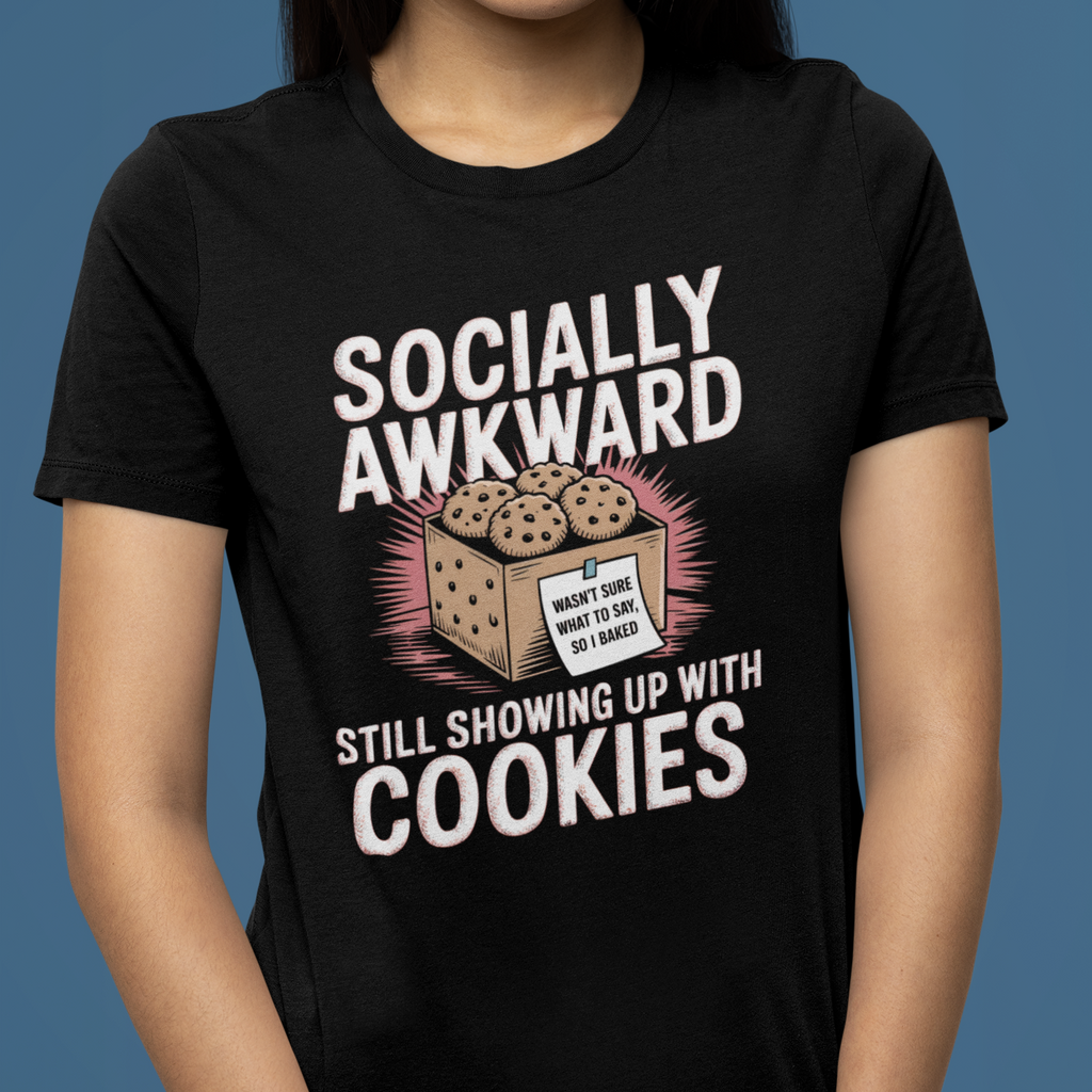 Showing up with Cookies Women's Relaxed Tee