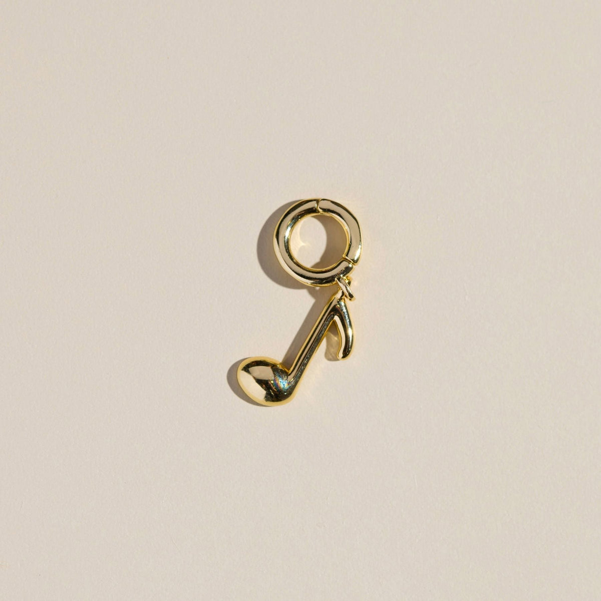 Gold Music Note Charm
