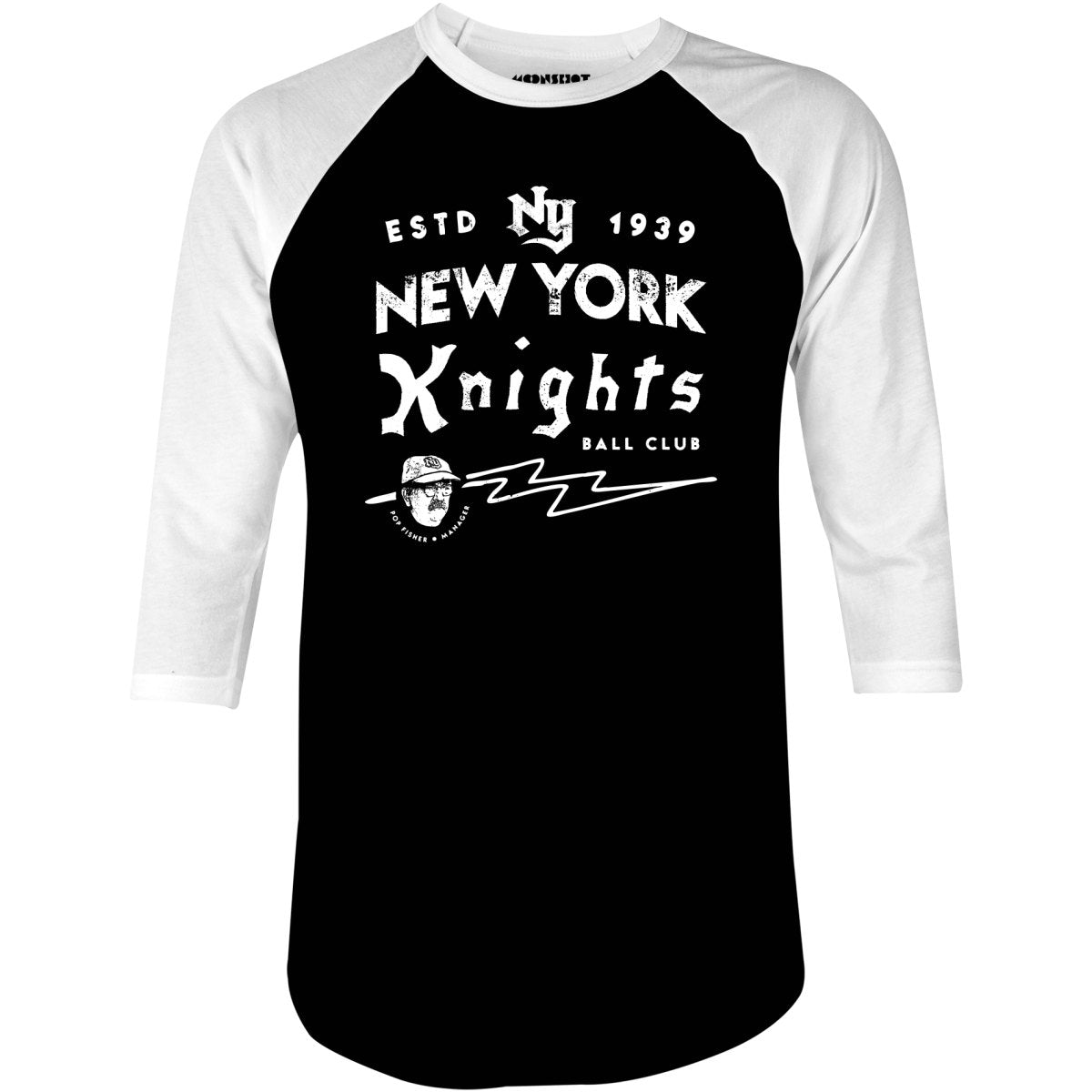 New York Knights Ball Club - 3/4 Sleeve Raglan
