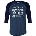 New York Knights Ball Club - 3/4 Sleeve Raglan